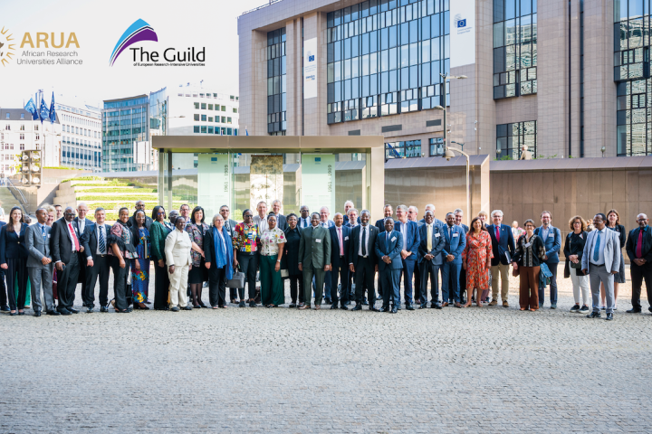Vice-Chancellors and Presidents of ARUA and The Guild in Brussels, Belgium